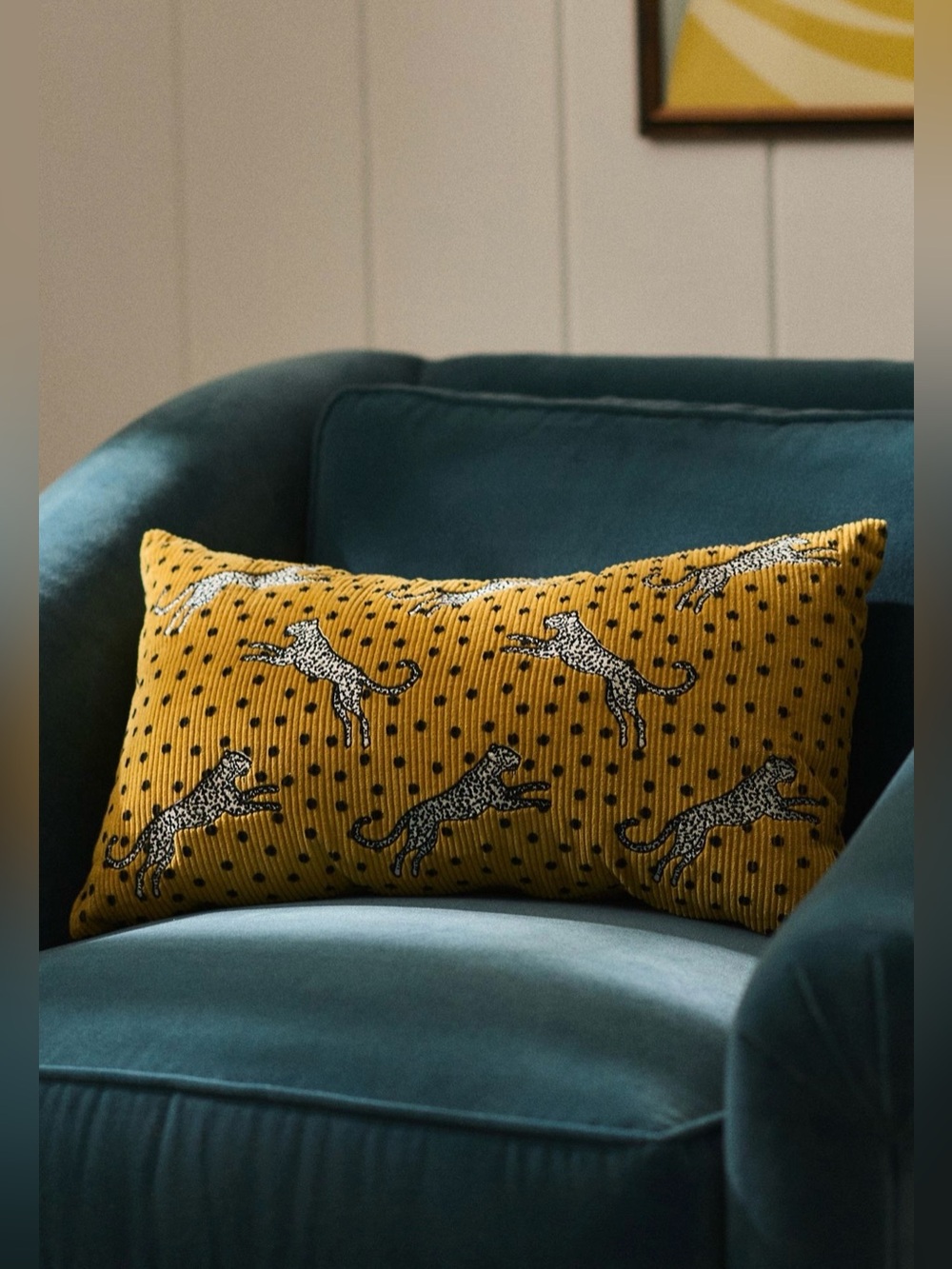 Anthropologie Maeve Izzy Cotton Embroidered Animal Pillows